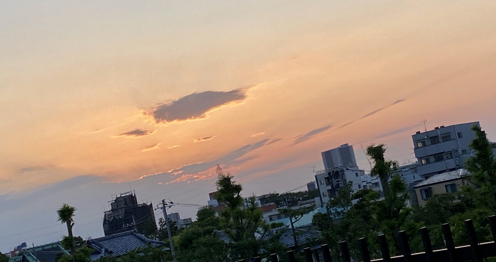 夕暮れ雲