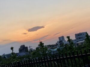 夕暮れ雲