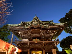 日の出前の帝釈さま